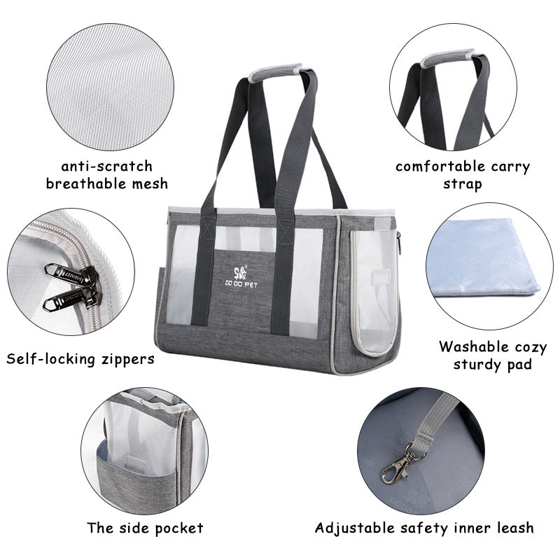 Portable Pet Cat and Dog Carrier – Breathable Backpack with Large Capacity for Outdoor Adventures