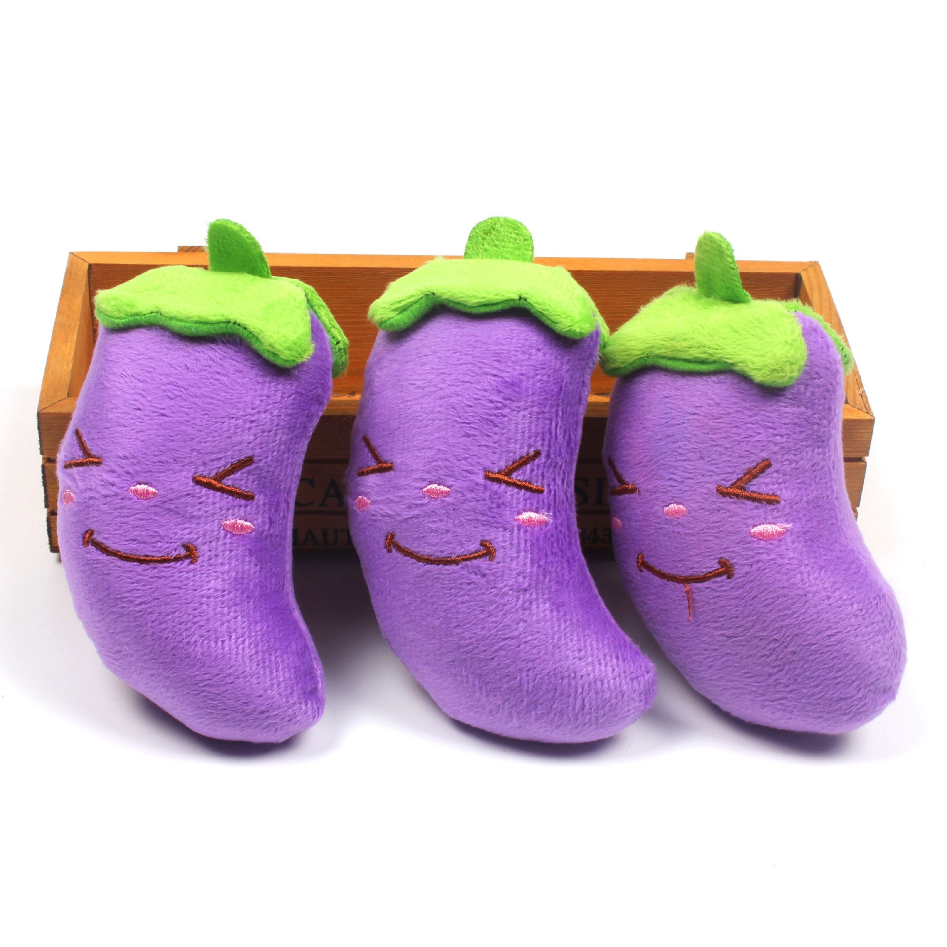 Simulation Eggplant Plush Toy