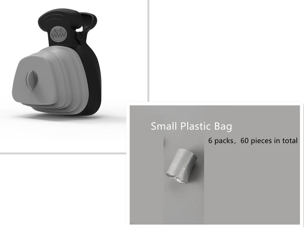 Foldable Dog Poop Bag Dispenser – Compact and Travel-Friendly Design