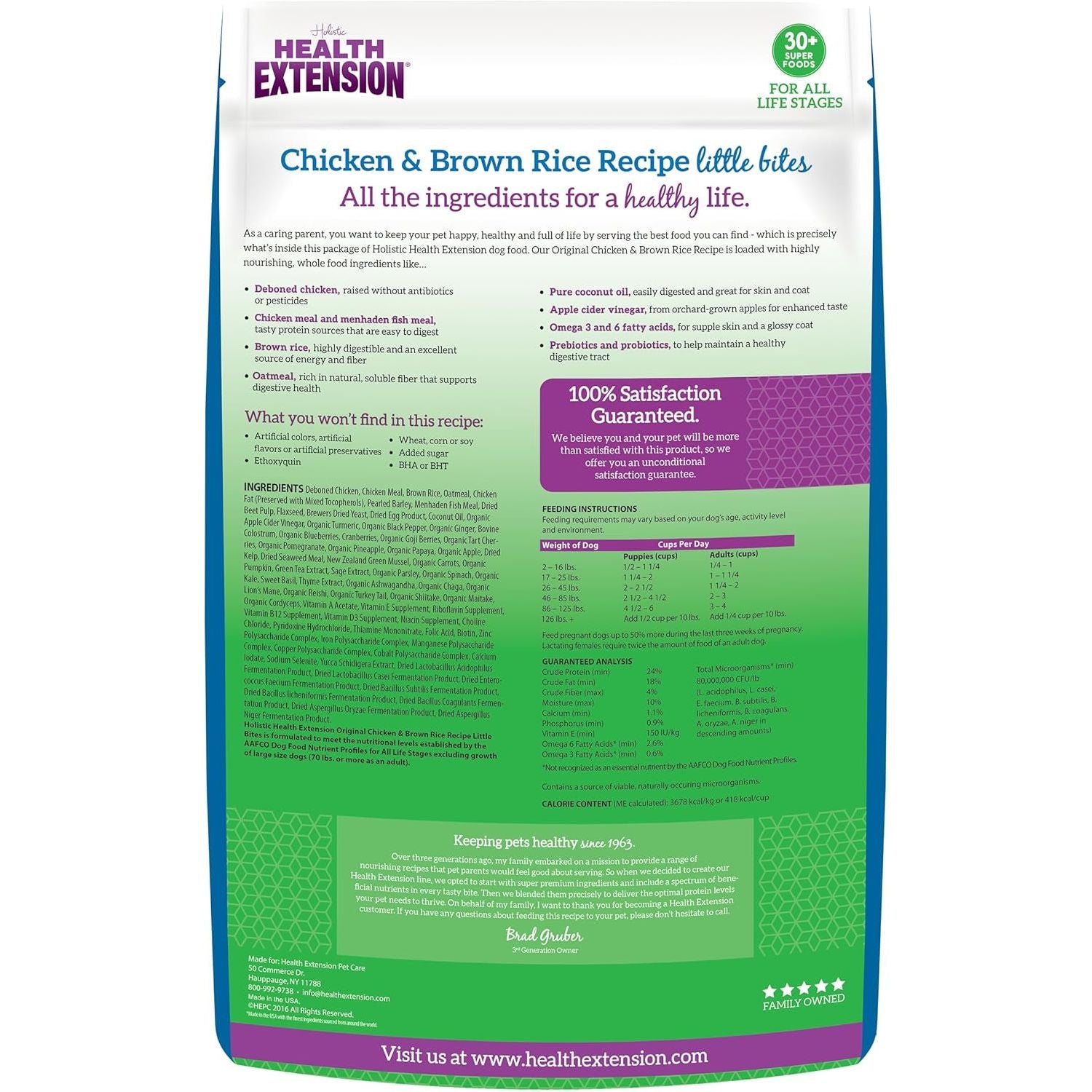 Little Bites Chicken & Brown Rice Dry Dog Food (10 Lb / 4.5 Kg) - Natural with Probiotics and Superfoods for Teacup, Toy & Small Breeds