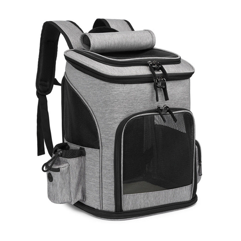 Foldable Large-Capacity Pet Backpack for Travel