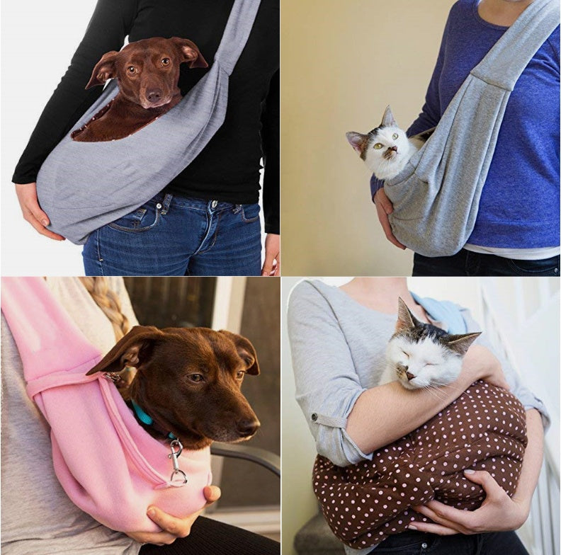 Foldable Pet Shoulder Bag – Convenient Travel Pet Carrier