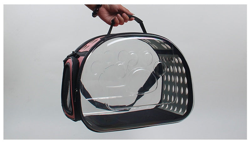 Foldable Transparent Backpack for Cats and Dogs