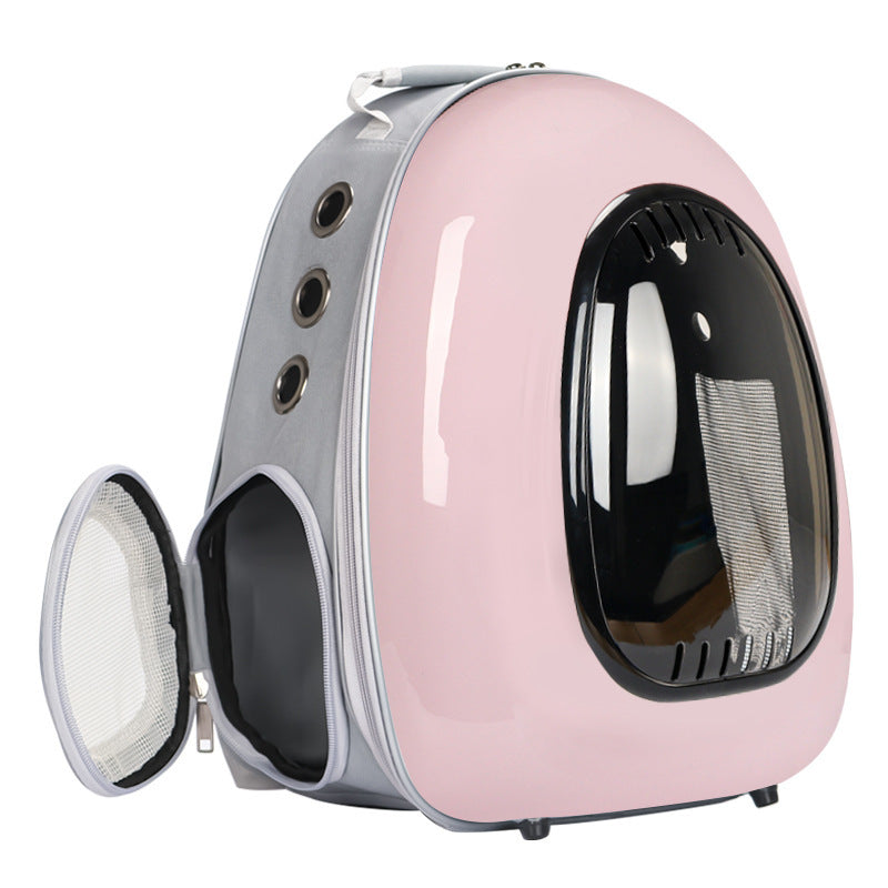 Transparent Cat Space Capsule Bag – Temperature-Controlled