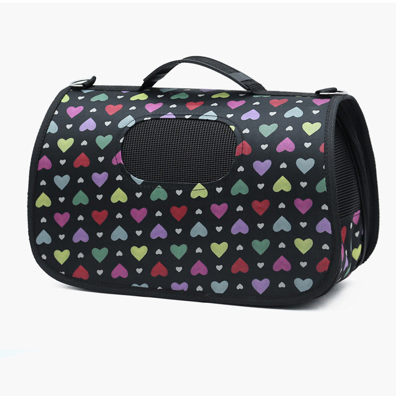 Cartoon diagonal pet bag