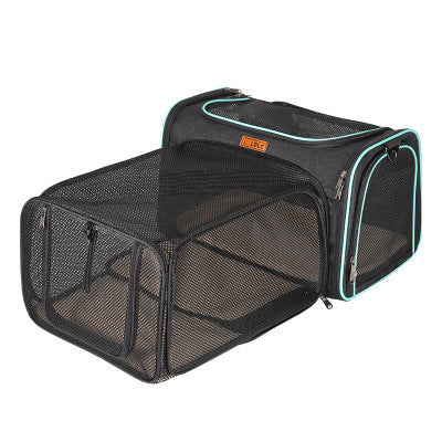 Expandable Cat Bag – Breathable Pet Travel Bag with Large Capacity