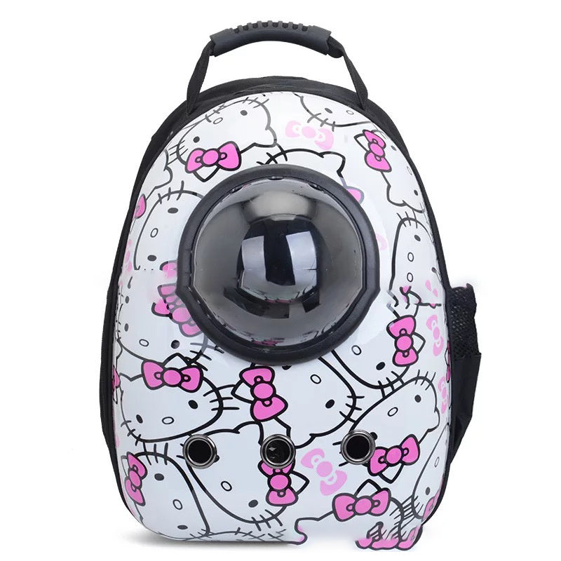 Portable Space Capsule Pet Backpack – Ideal for Cats and Dogs