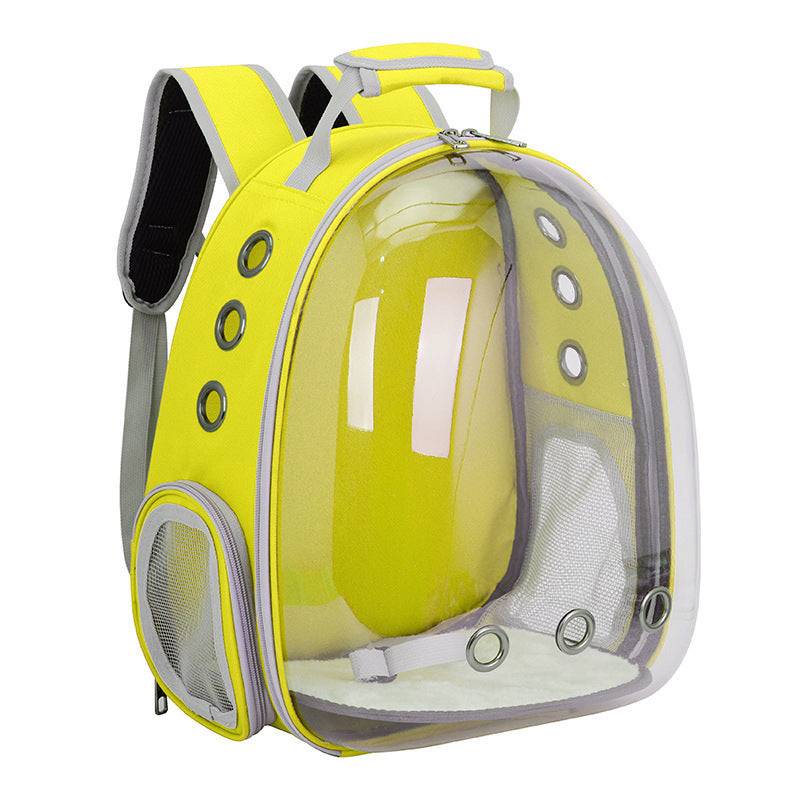 Portable Space Capsule Pet Backpack – Ideal for Cats and Dogs