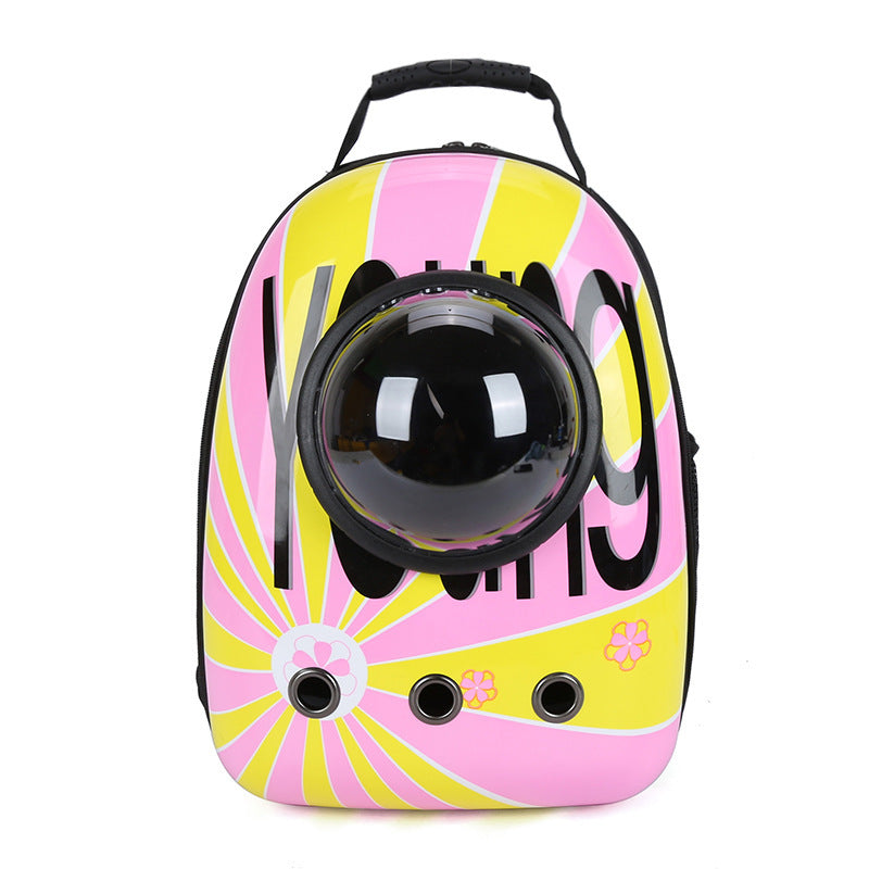 Portable Space Capsule Pet Backpack – Ideal for Cats and Dogs