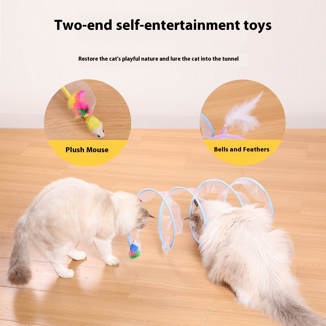 Self-Hi Relieving Cat Tunnel – Interactive for Kittens