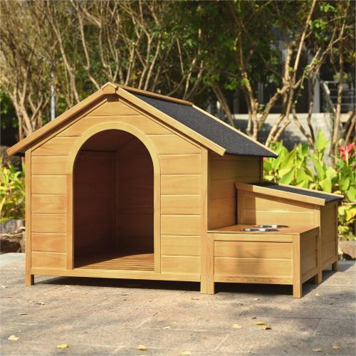 Large Outdoor Cat Enclosure with Roof, Perch, and Sleeping Box