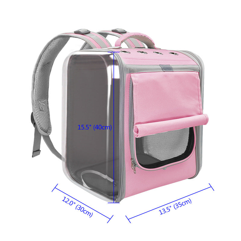 Breathable Cat Carrier Backpack – Travel-Friendly Shoulder Bag for Cats