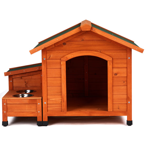 Modern Wooden Cat Litter Box Furniture with Double Room and Cat Door