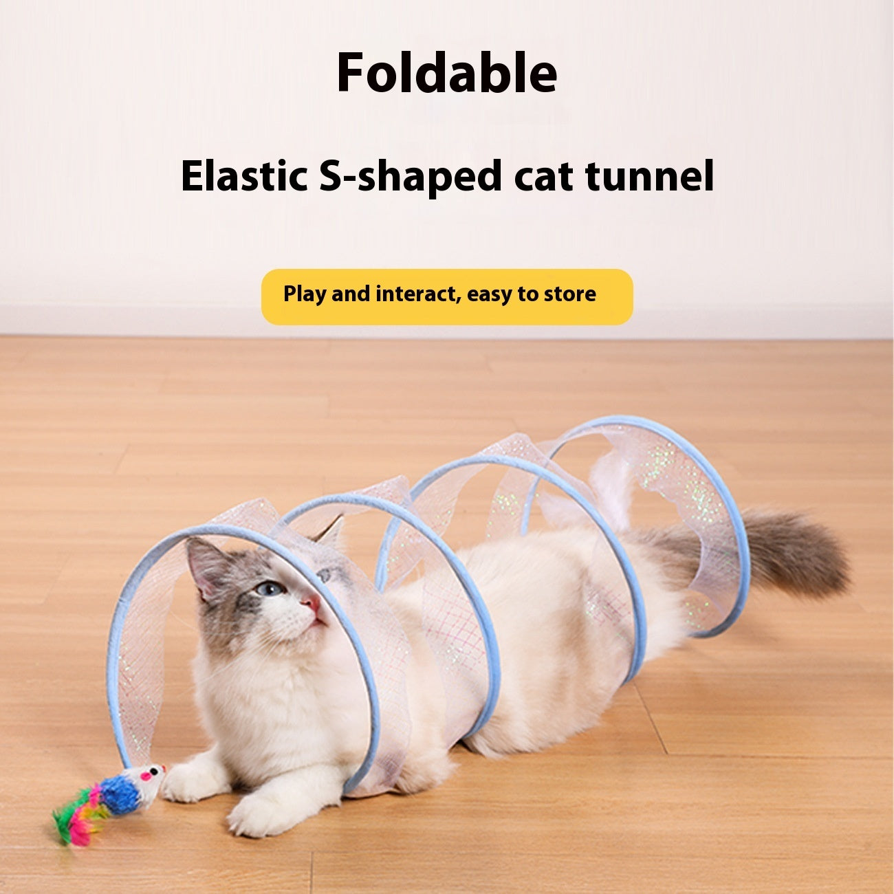 Self-Hi Relieving Cat Tunnel – Interactive for Kittens