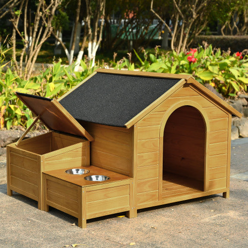 Large Outdoor Cat Enclosure with Roof, Perch, and Sleeping Box