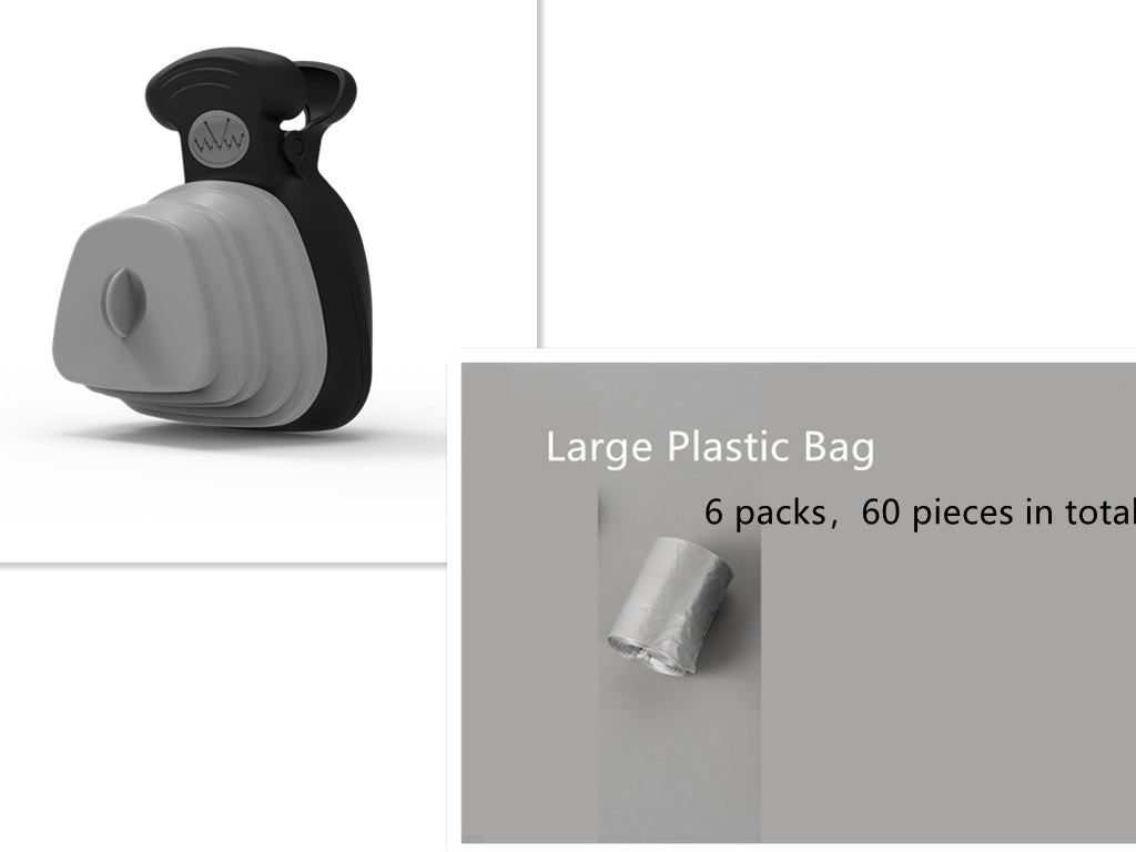 Foldable Dog Poop Bag Dispenser – Compact and Travel-Friendly Design