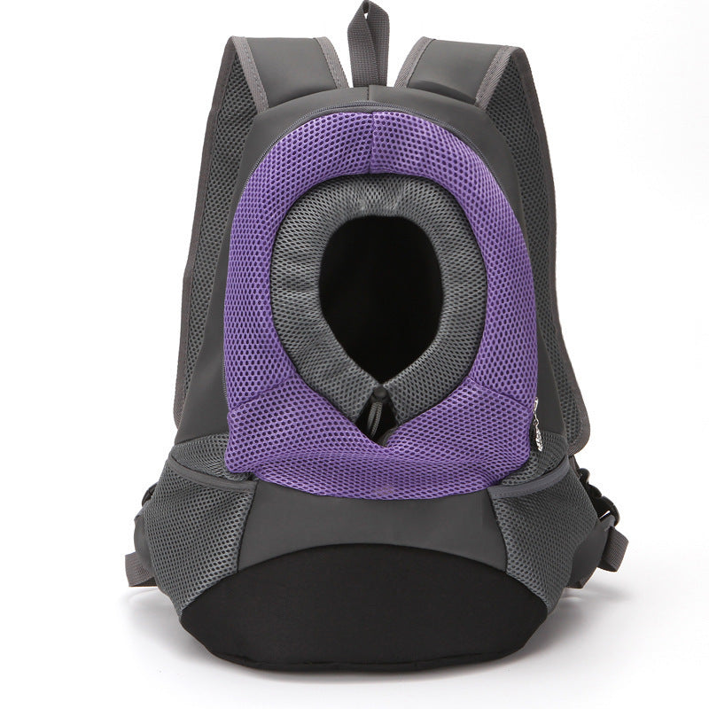 Multi-Color Backpack Pet Bag – Comfortable Mesh Carrier for Travel