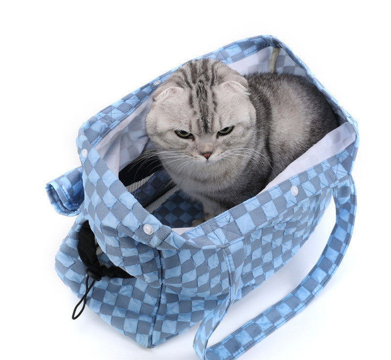 Compact Shoulder Pet Carrier – Portable Cat Travel Bag