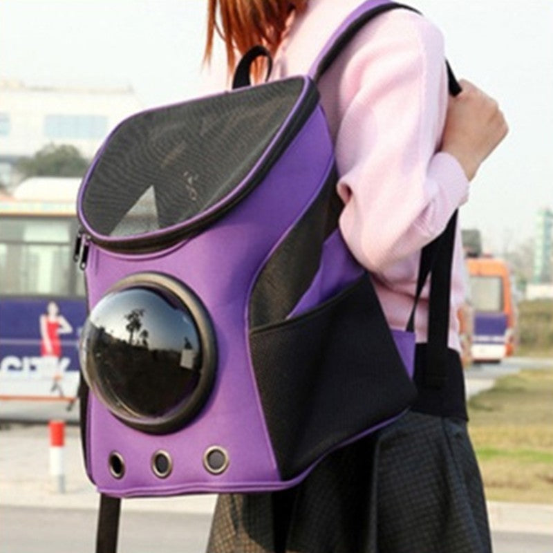 Astronaut Capsule Backpack for Cats and Dogs – Futuristic Pet Carrier