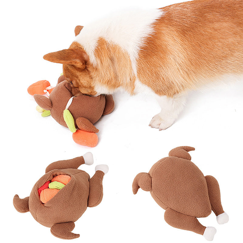 Roast Turkey Sniff & Hide Toy – Food Leakage Training