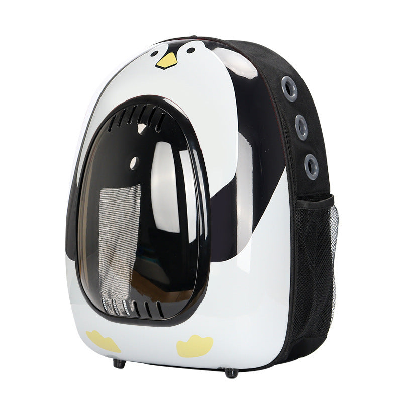 Transparent Cat Space Capsule Bag – Temperature-Controlled