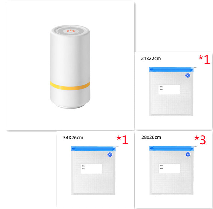 Portable USB Mini Vacuum Sealer - Handheld Fresh-Keeping AirPump