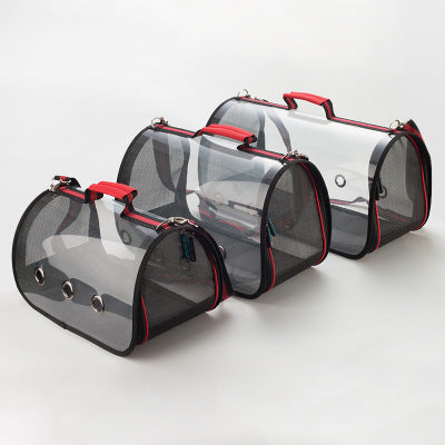 Messenger Bag for Pets – Transparent and Portable Design