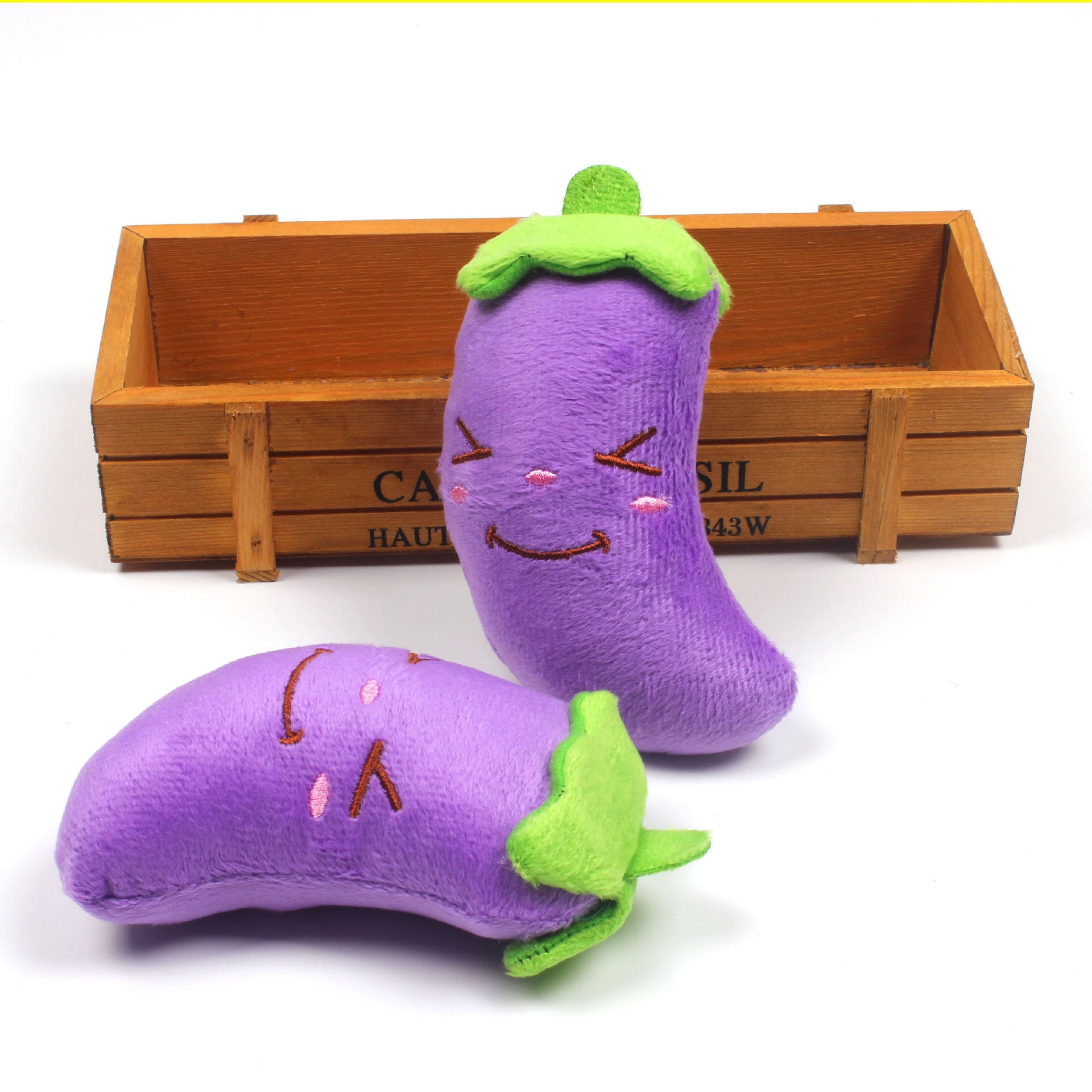 Simulation Eggplant Plush Toy