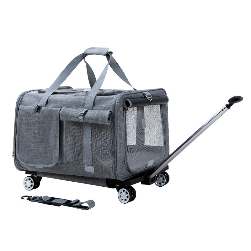 Large Trolley Bag for Cats and Dogs – Perfect for Travel