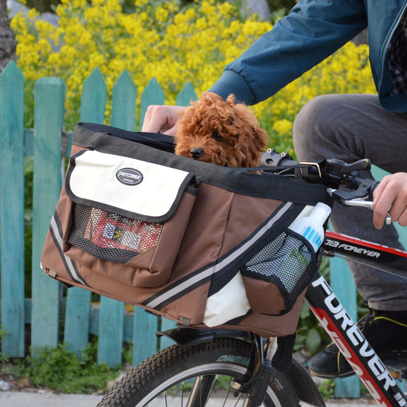 Dog Bicycle Carrier Seat – Portable Solution for Small Dogs on the Go