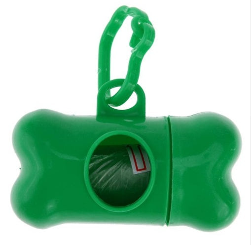 Bone-Shaped Dog Poop Picker – Includes Garbage Bag Storage