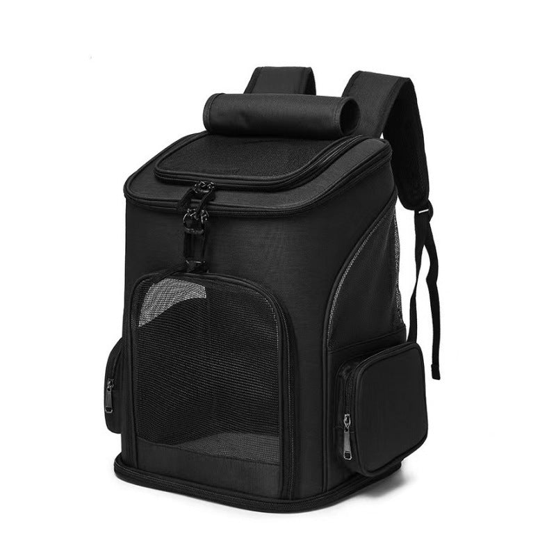 Foldable Large-Capacity Pet Backpack for Travel