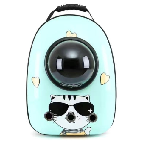 Portable Space Capsule Pet Backpack – Ideal for Cats and Dogs