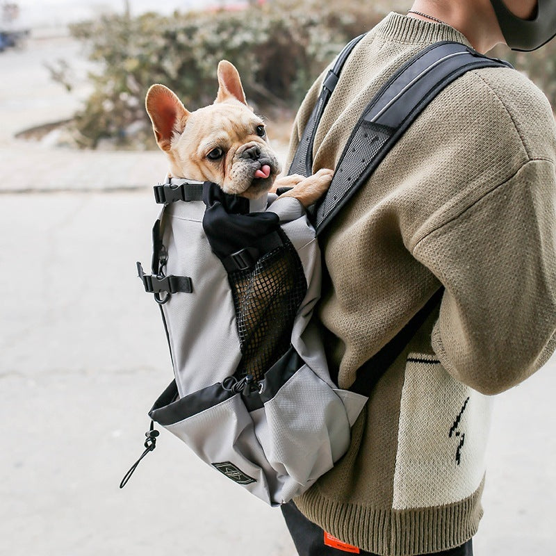 Double Shoulder Pet Travel Backpack for Dogs – Portable Dog Carrier