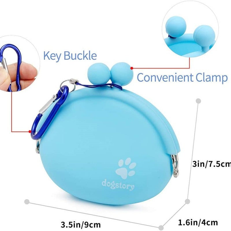 Silicone Pet Snack Bag – Portable and Durable Training Aid