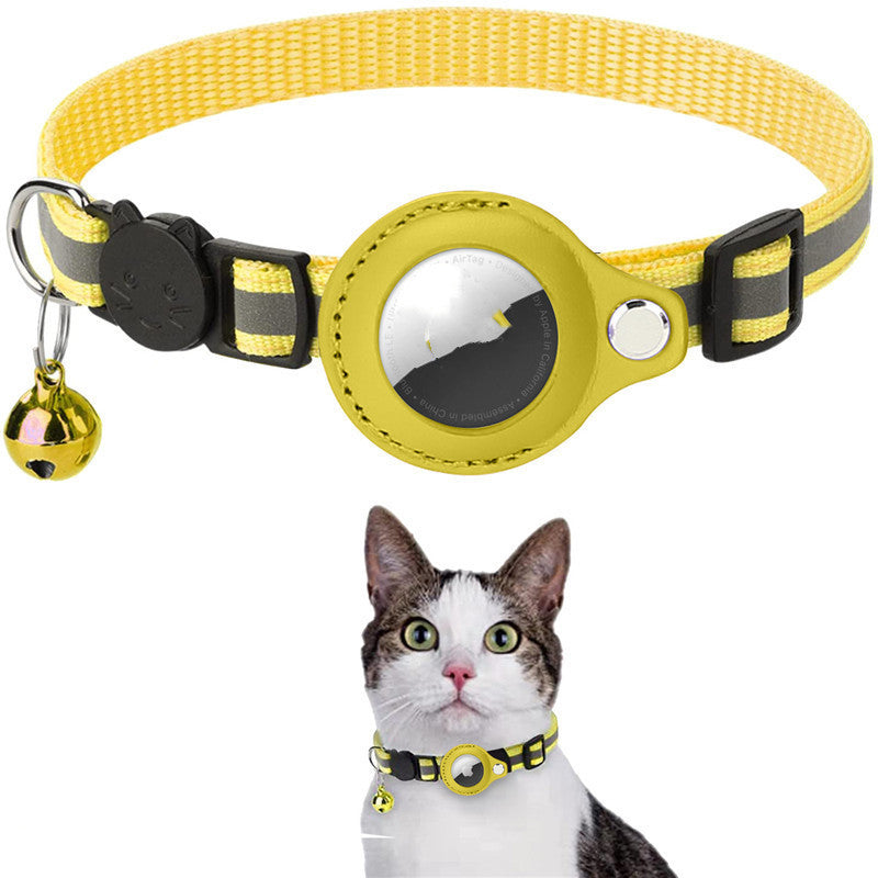 Reflective Waterproof Airtag Holder Collar for Cats & Dogs