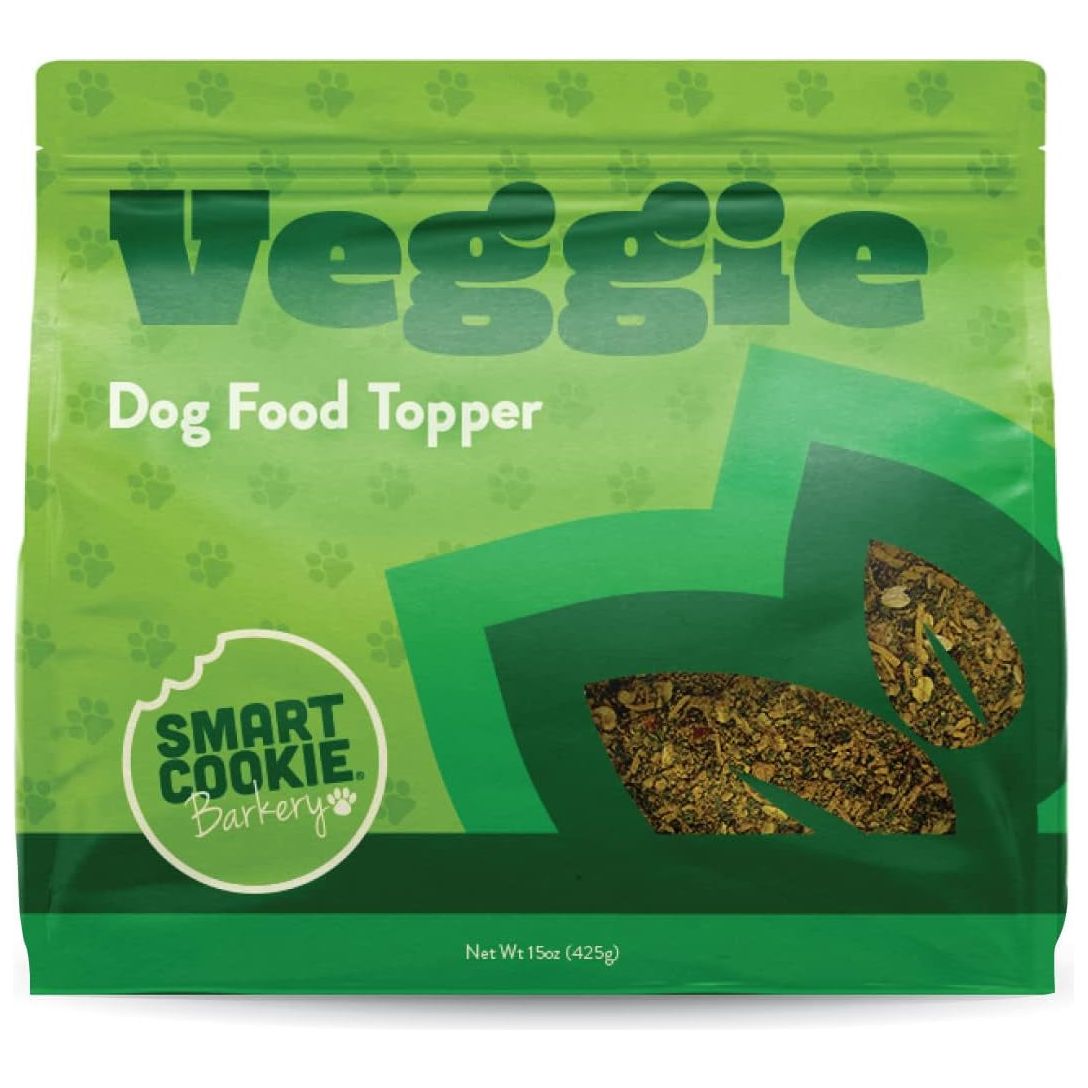 Natural Dog Food Topper - Veggie - Dog Meal Mixer for All Ages - Vegan Dog Food Topper for Picky Eaters & for Boosting Nutrition - Non GMO, Made in the USA - 15 Oz Bag (30 Day Supply)