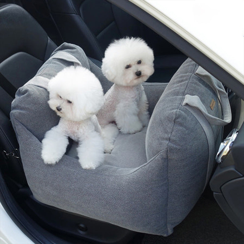 Waterproof Pet Car Carrier Seat – Portable Mesh Safety Dog Bed