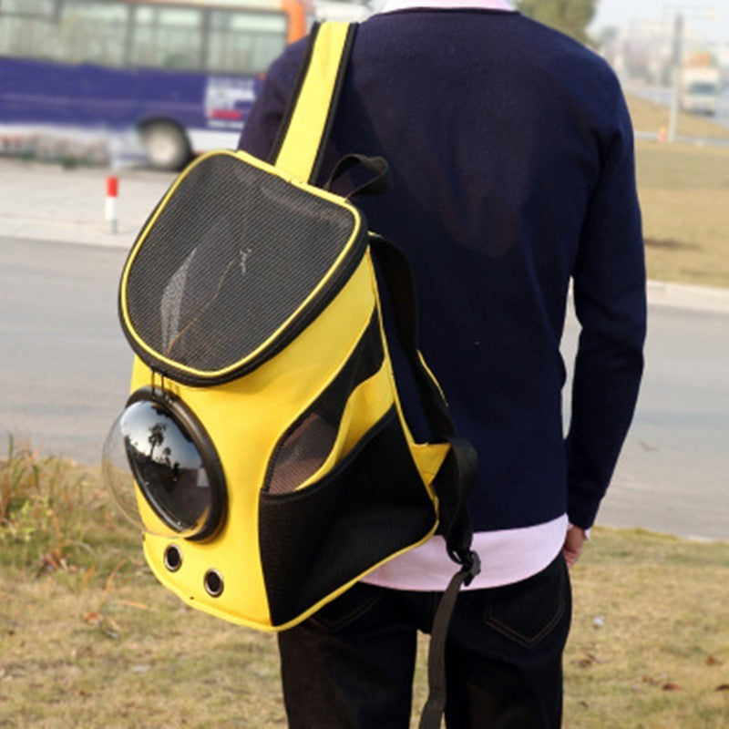 Astronaut Capsule Backpack for Cats and Dogs – Futuristic Pet Carrier