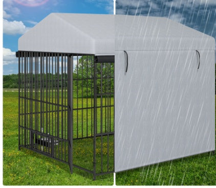 Oversized Grey Cat Cage for Large Breeds