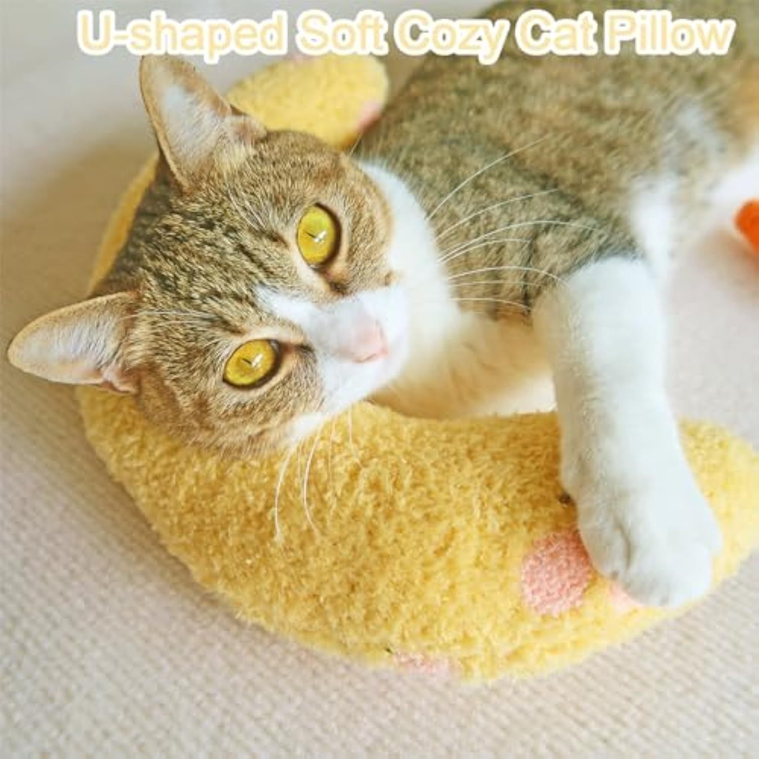 Soft Cat Pillow – Kneading & Calming Neck Pillow for Indoor Cats