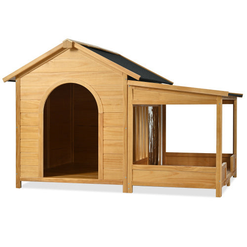 Solid Wood Cat Play Enclosure with Large Living Space