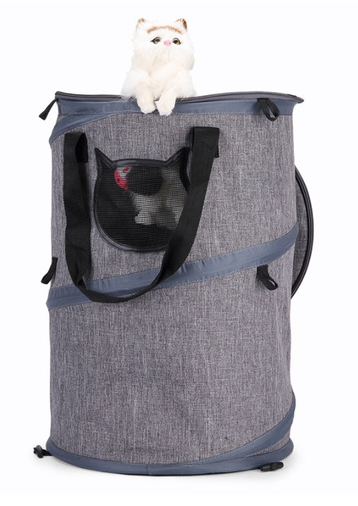 Foldable Pet Carrier Bag – Tunnel Toys and Cat Litter Sleeping Bed Nest