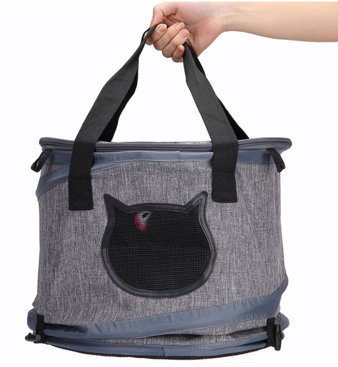 Foldable Pet Carrier Bag – Tunnel Toys and Cat Litter Sleeping Bed Nest