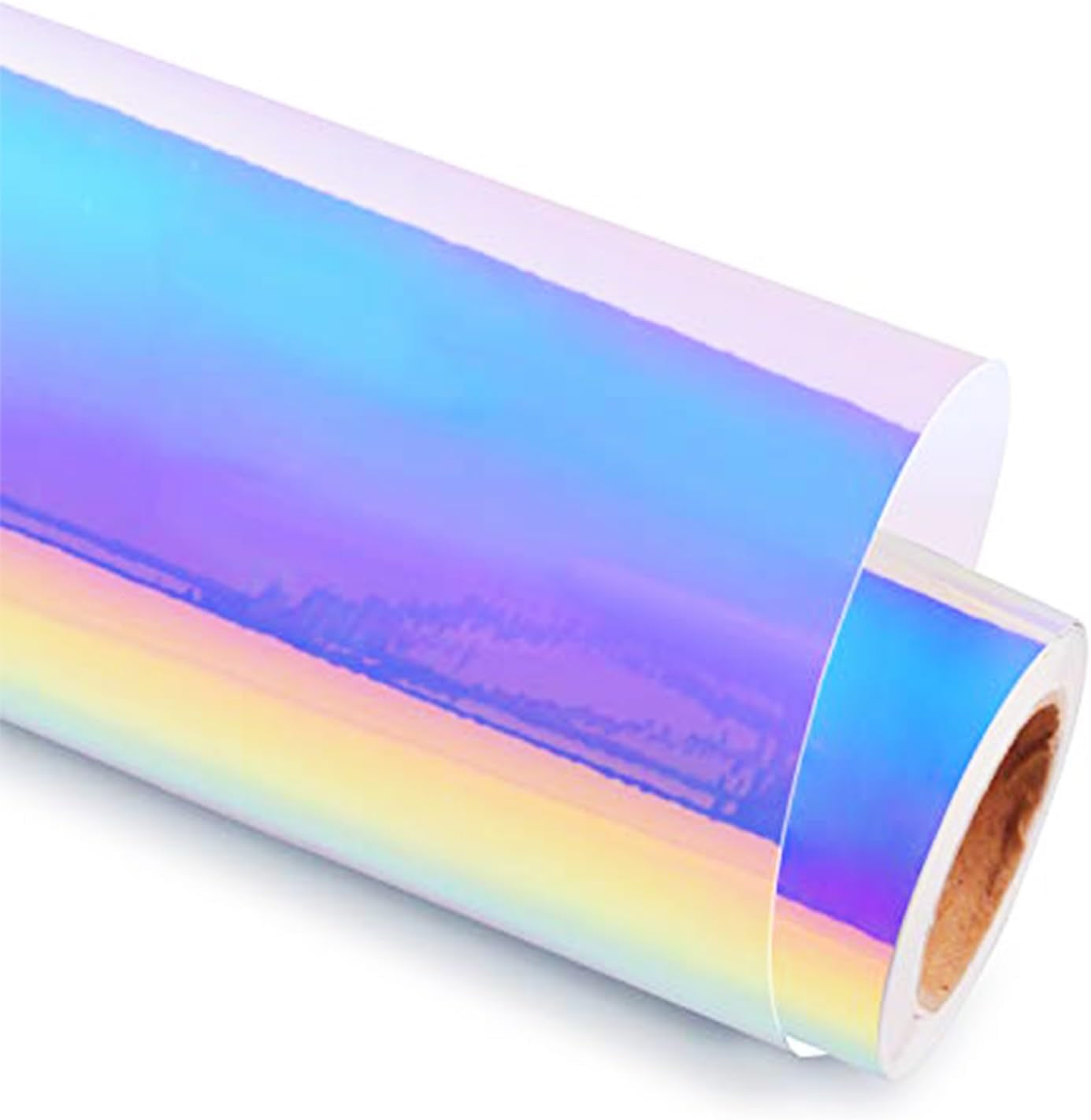 White Holographic Opal Vinyl - 12" X 6 Ft White Opal Permanent Vinyl for Christmas Home, and Car Decoration, Signs, Sticker