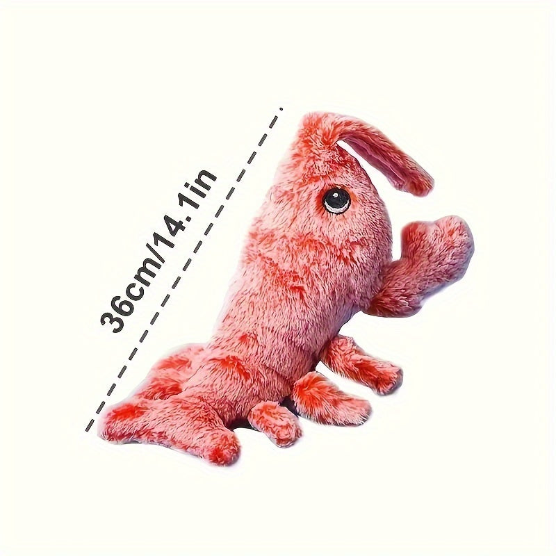 USB Charging Shrimp Toy – Simulation Lobster Catnip for Pets