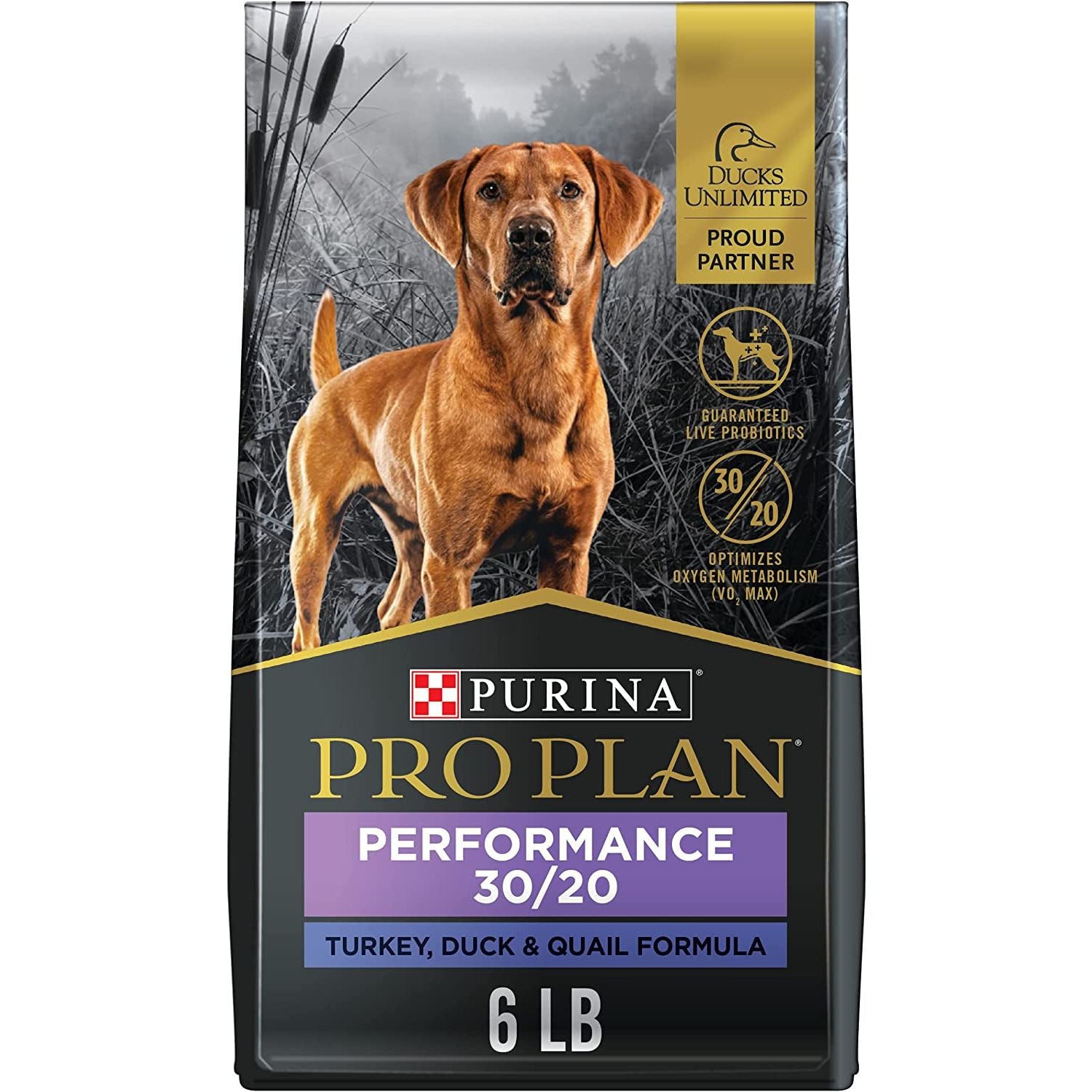 Sport Performance 30/20 Turkey, Duck & Quail Formula Dry Dog Food - 6 Lb. Bag