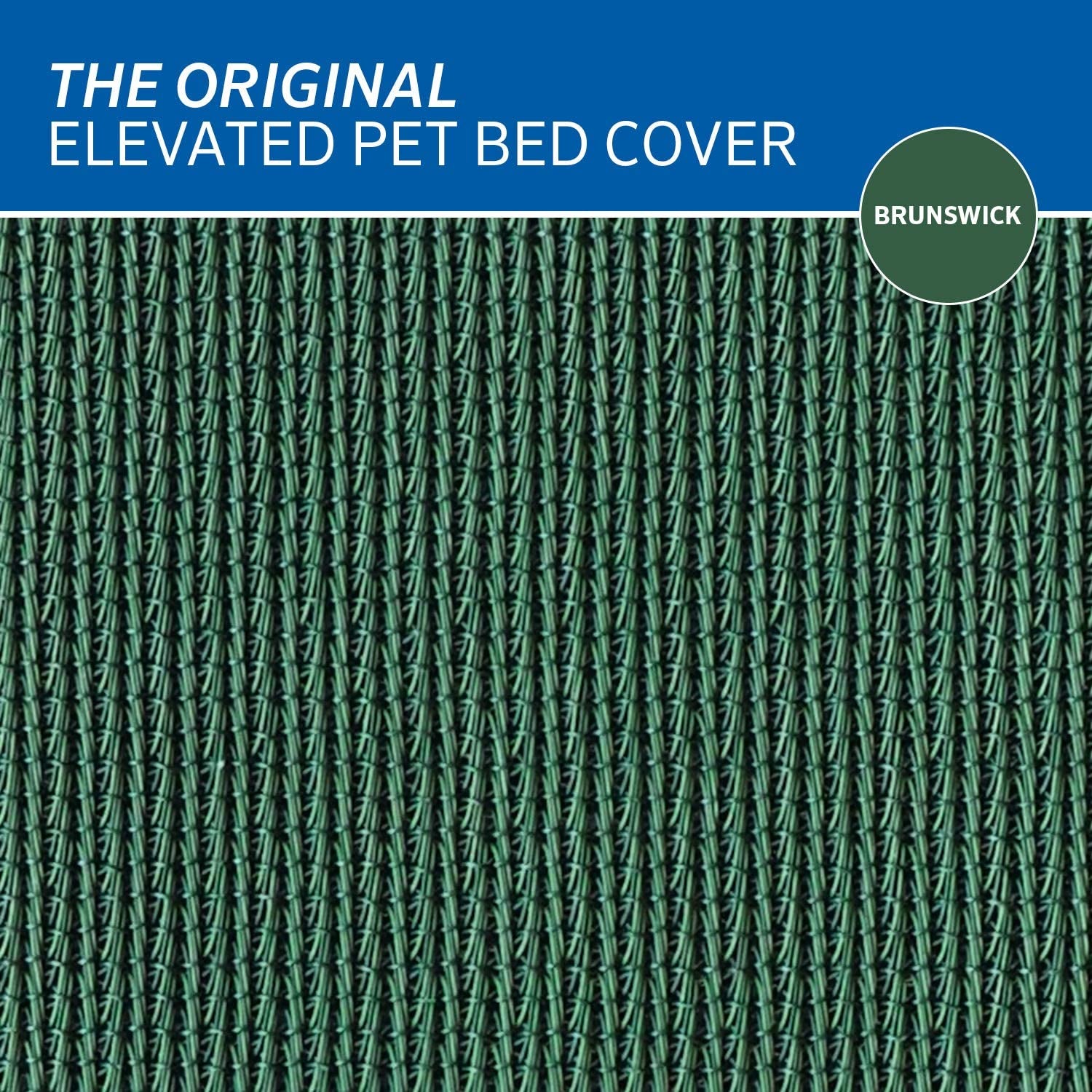 Original Pet Bed Replacement Cover - Brunswick Green - Large (43.5" X 31.5")