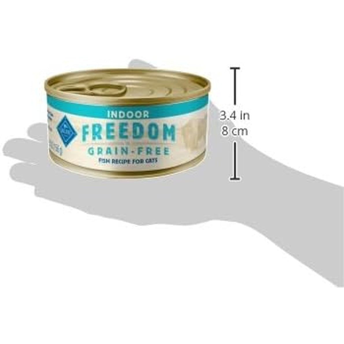 Freedom Grain Free Natural Adult Pate Wet Cat Food, Indoor Fish 5.5-Oz Cans (Pack of 24)