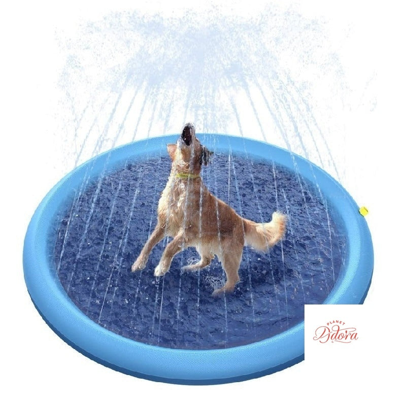 Non-Slip Splash Pad for Kids & Pets - Fun Outdoor Water Play Mat